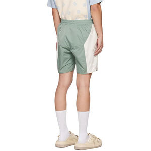 Venta al por mayor en línea chándal personalizado unisex bloque de color de gran tamaño transpirable 2 piezas con cremallera de nylon hombres chaqueta cortavientos conjuntos cortos - Product Image 5