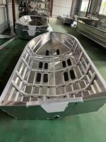 Bateau de pêche sportive CE personnalisé longueur 4m en aluminium nouvel état pour le nettoyage de la rivière et la navigation de vitesse Fournitures marines