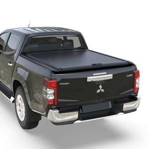 ฝาปิดกระบะท้ายรถบรรทุกมิตซูบิชิแบบม้วนเก็บได้ 4x4 ทำจากอลูมิเนียมอัลลอย กันน้ำ พร้อมระบบล็อค สำหรับรถกระบะ - Product Image 1