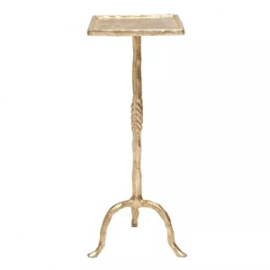 Table d'appoint en aluminium de haute qualité, table d'appoint carrée au design unique, piédestal pour meubles de salon et de chambre à coucher - Product Image 1