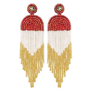 Boucles d'oreilles en perles faites à la main de luxe, bijoux bohèmes chics pour femmes et filles au meilleur prix - Product Image 5