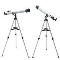Luger F60900 60x High Magnification HD FMCoated Astronomical Telescope BAK4 Prism Stainless Steel Tripod Waterproof 70mm