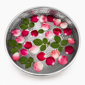 Round Double wall Stainless Steel Pedicure Bowl Handcrafted Foot Spa Basin for Nail Salon Wellness Centres Hotels - Product Image 4