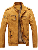 Großhandel Designer Atmungsaktive Männer PU Lederjacke Benutzer definierte Hochwertige bestickte Jeans jacken für Jungen Reiß verschluss für den Winter