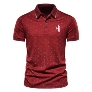 Polo de golf pour homme personnalisé, OEM, coton mercerisé de haute qualité, polo pour homme en gros, logo brodé personnalisé - Product Image 4