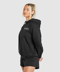 Black Pullover Hoodie 100% Cotton Custom Logo Oversized Streetwear <b>Hooded</b> Sweatshirt Casual Unisex Plain Heavyweight <b>Jumper</b> - Product Image 3