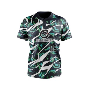 Uniforme de béisbol OEM de secado rápido, jersey de béisbol personalizado, bordado, jersey de béisbol de softbol a la moda - Product Image 3