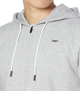 Vente en gros de pulls à capuche pour hommes sweats à capuche survêtements unis en polaire de haute qualité sweat à capuche logo imprimé personnalisé pour hommes - Product Image 1