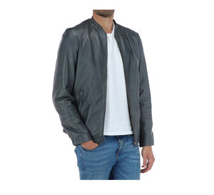 Chaqueta de cuero para hombre de alta calidad 2023, lona marrón, impermeable y transpirable, tamaño personalizado - Product Image 2