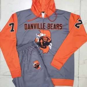 2022 Unisex personalizado de gran tamaño acogedor Joggers conjuntos de algodón polar con capucha chándal para parejas de talla grande antibacteriano Anti-UV - Product Image 1