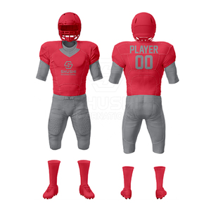 Uniformes de Fútbol Americano de la Mejor Calidad, Diseños Personalizados, Impresión Sublimada, Manga Corta, 100% Poliéster, Secado Rápido, Transpirable - Product Image 4