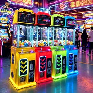 Innovativa Mini Macchina Artiglio a <span class=keywords><strong>Moneta</strong></span>, Macchina Arcade con Gru, Piccola Macchina Acchiappa Peluche con Joystick ad Alta Sensibilità e LED - Product Image 2