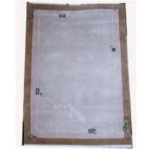 Alfombra Anudada a Mano de Estilo Oriental, Colección Indo Nepal, Estilo Indio, con Lana Natural, Área de 8'2 X 5'8, Panr02291 - Product Image 1