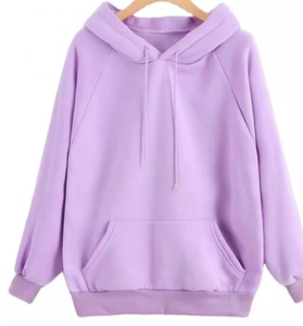 Breathable High Quality Polyester Cotton Women's <b>Hoodie</b> Custom logo Oversized Pull Over <b>Hoodie</b> for Women - Product Image 3