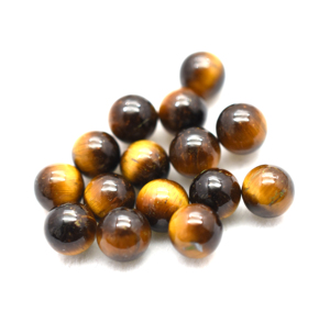 Cuentas redondas de ojo de tigre Natural, cuentas de 6mm, hebras de ojo de tigre, cuentas sueltas para fabricación de joyas, aplicaciones de joyería Diy - Product Image 3