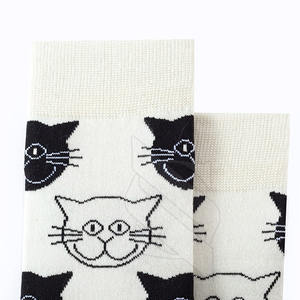 Chaussettes athlétiques en coton décontractées de haute qualité pour hommes, respirantes et taille personnalisée en stock - Product Image 4