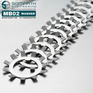 Rondelle de blocage de haute qualité MB02 pour écrous de blocage métriques KM02 MB01 à MB40 accessoire de roulement rondelle de blocage - Product Image 2