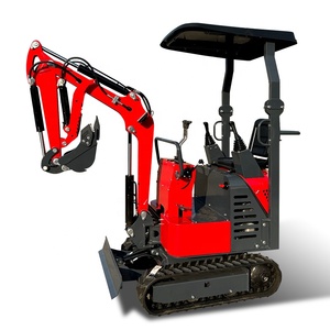 Miniexcavadora de 1.0 Tonelada, Compacta, de Buena Calidad, Motor de Dos Cilindros KOOP de 9.5HP con Herramientas Auxiliares de Alta Calidad, Entrega Rápida - Product Image 1