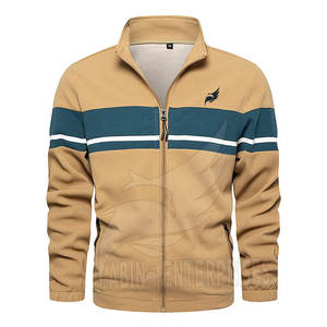 ชุดวอร์มผ้าฝ้ายลาย100% ของผู้ชายกางเกงวิ่งแจ็กเก็ตแบบมีซิประบายอากาศได้ดีสำหรับฤดูหนาว - Product Image 6