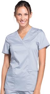 Logo personnalisé unisexe col en V haut pantalon de jogging chirurgical tissu extensible respirant ensemble de gommage pour infirmière médicale uniformes d'hôpital - Product Image 4