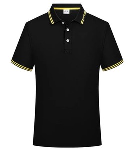 Venta al por mayor de alta calidad de la nueva llegada logotipo personalizado Regular Fit cuello en V peso pesado 180Gsm Casual Color sólido Polo de las mujeres - Product Image 4