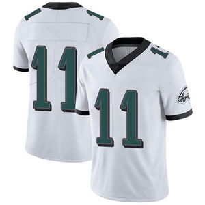 Maillot de football américain de haute qualité, personnalisable, antibactérien, à motif uni, manches courtes, respirant, unisexe, pour adultes - Product Image 4