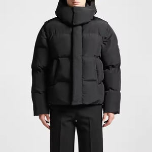 Veste d'hiver à la mode en duvet veste à capuche pour hommes doudoune streetwear veste à impression personnalisée fabricant d'usine - Product Image 1