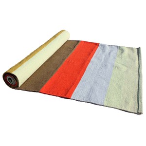 100% Cotton Stripe Yoga Rug <b>Mat</b> Eco-Friendly High Demand Indian Supplier - Product Image 5
