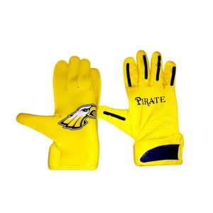 Gants de receveur de football américain professionnels - Légers, durables, adhérents, imperméables, de haute qualité, fermeture auto-agrippante, personnalisables - Product Image 1