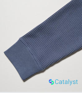 Chemise de costume pour homme Design personnalisé 100% coton Qualité exportation Tissu tricoté Stock - Product Image 2