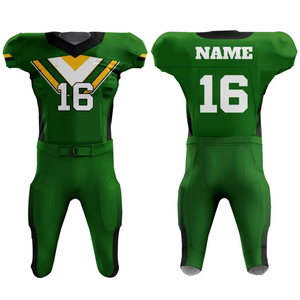 เสื้อทีมอเมริกันฟุตบอลผ้าโพลีเอสเตอร์สำหรับผู้ใหญ่100% แขนสั้นพิมพ์ลายดิจิตัล - Product Image 4