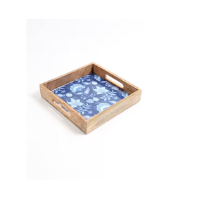 ถาดเสิร์ฟอาหารพิมพ์ลายไม้อาเคเชียขนาดใหญ่12นิ้ว - Product Image 4