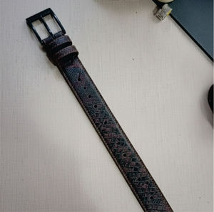 Wholesale New Arrival Business <b>Belts</b> Pin Buckle Adjustable Full Grain Black Cow Hide Heavy Duty Waterproof Reversible 3.2cm - Product Image 2