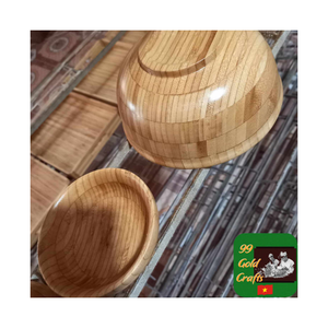 Bamboo Bowl Handmade with Eco Touch Smooth Surface and Natural Look Ideal for <b>Kitchen</b> Meals Table Use/Thoughtful Housewarming - Product Image 5
