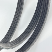 Courroie trapézoïdale 4PK1335, courroie poly V 1335 mm, 4 nervures, section PK, courroie de transmission serpentine automobile pour remplacement d'alternateur de moteur
