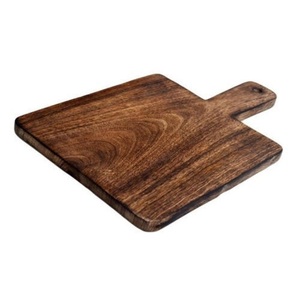 เขียงไม้ธรรมชาติสำหรับเสิร์ฟพิซซ่าและสลัดผักหรือผลไม้ - Product Image 2