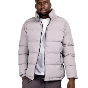 Veste matelassée en toile à capuche pour homme en gros, service OEM, vêtements durables en vrac pour l'extérieur - Product Image 6