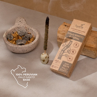 Varillas de Incienso Naturales al por Mayor, Hechas a Mano, Bursera Graveolens, Palo Santo y Copal de Perú, Aromaterapia, Sin Carbón, Varillas de Incienso para Purificar