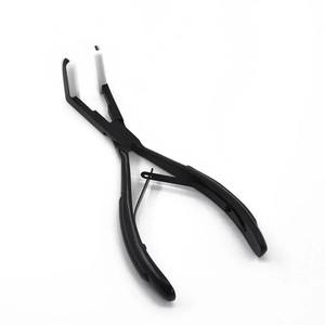 1 Pinza de Acero Inoxidable Negra de 7 Pulgadas para Extensiones de Cabello con Cinta Adhesiva, Herramienta para Sellado de Cinta, Herramientas para Extensiones de Cabello de Queratina - Product Image 1