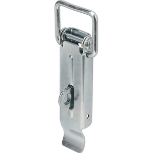 Vormann DIN 3133 Toggle Latch 110mm Height 37mm Width Steel Bike <b>Lock</b> Blue Zinc-Plated with Sealing Option - Product Image 3