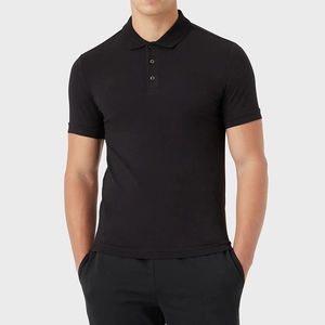 Camiseta Deportiva Informal para Hombre, Negra, 100% Algodón, Transpirable, de Secado Rápido, Resistente al Viento, con Logotipo Personalizado Estampado - Product Image 6