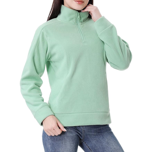 Trendy <b>Womens</b> <b>Turtleneck</b> Half Zip Sweatshirts Fleece Jackets <b>Tops</b> Oversized Pullover Winter Fashion Clothes - Product Image 1