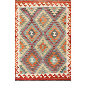 Alfombra Imaco Rugs Maimana Afganistán, Alfombra Kilim de 149 x 103 cm - Product Image 1