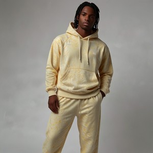 Ensemble de survêtement personnalisé en coton 100% de haute qualité, unisexe, pantalon de jogging pour homme, sweat-shirt à capuche, respirant, coupe-vent, poids lourd - Product Image 1