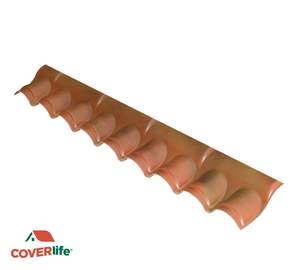 Accessoires clignotants étagés de style traditionnel de Venise de fabrication italienne Coppo Antique pour tuiles et feuilles de toiture - Product Image 1