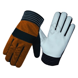 Guantes de Conducción de Cuero Vacuno de Primera Calidad, con Revestimiento de Spandex en el Dorso, Guantes de Seguridad para Conducir, Guantes de Trabajo Industriales - Product Image 5
