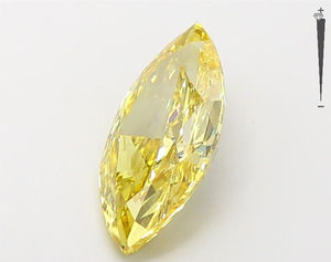 1,51 CT VVS VS Fancy Lab Creado Diamante Fancy Color amarillo HPHT CVD Diamante cultivado en laboratorio suelto para joyería - Product Image 2