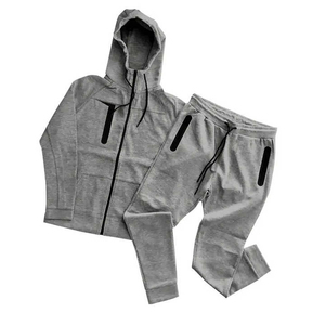 New Premium Quality Full <b>Plain</b> Design Men Track-Suit 100% Cotton Fleece <b>Tracksuit</b> Manufactured by Pakistani Supplier - Product Image 3