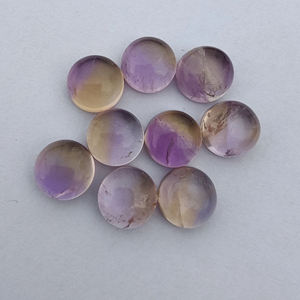 พลอยอะเมทรินทรงกลมหลังแบนปรับเทียบขนาดได้ตามธรรมชาติคุณภาพสูง - Product Image 2