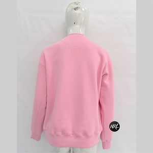 Offre Spéciale 100% coton gros femmes à la mode haut court avec manches longues logo personnalisé de haute qualité respirant tenue sweats - Product Image 4